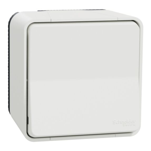 Interrupteur va-et-vient saillie Mureva Styl blanc - SCHNEIDER ELECTRIC