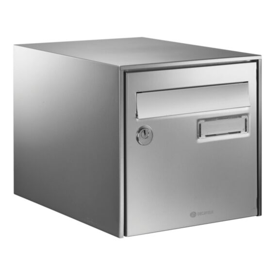 Boîte aux lettres Loft inox 1 porte