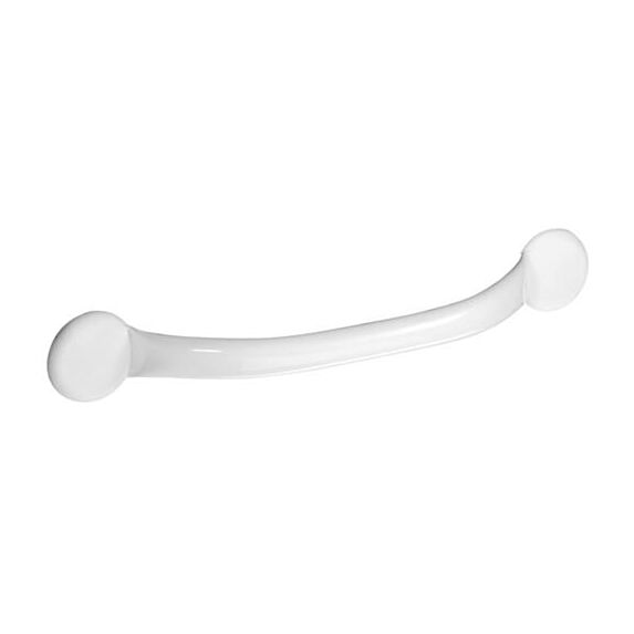 Barre d'Appui Monopoutre Droite 43cm ∅25mm Acier Blanc - GODONNIER