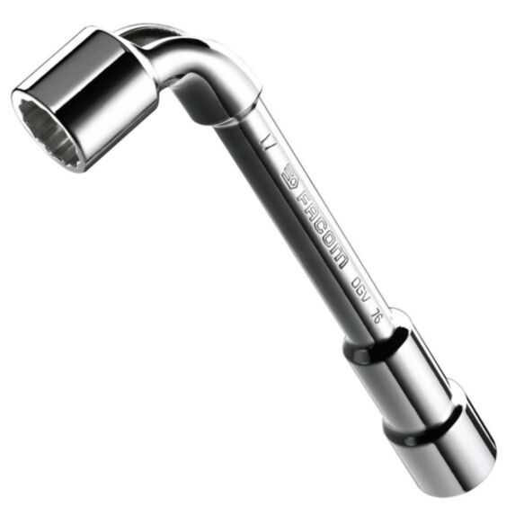 Clé à pipe profils 6 et 12 pans 9 mm -  FACOM