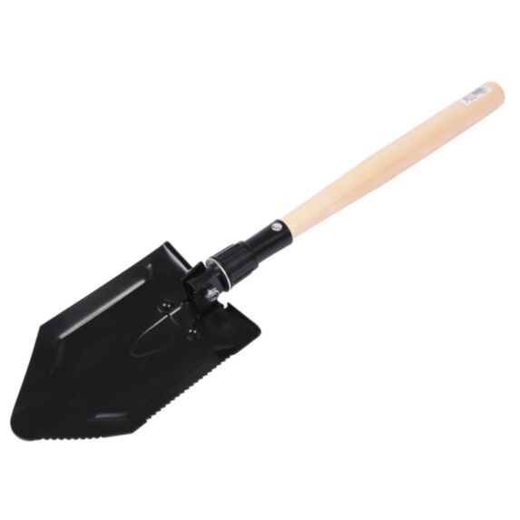 Pelle-pioche pliante 14cm manche bois - LEBORGNE