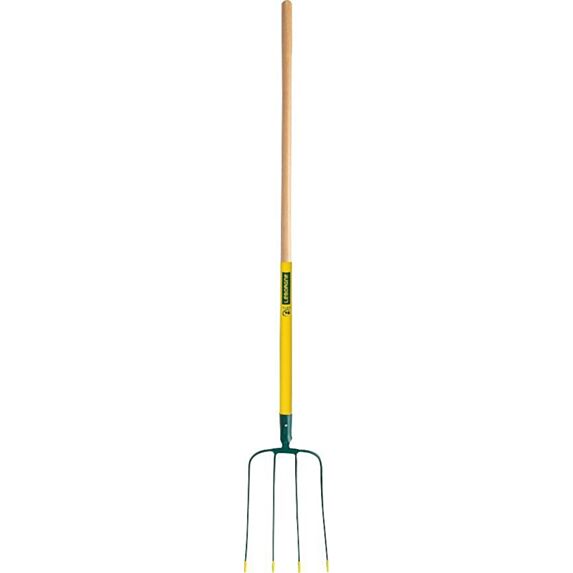 Fourche fumier 4 dents douille manche bois- LEBORGNE