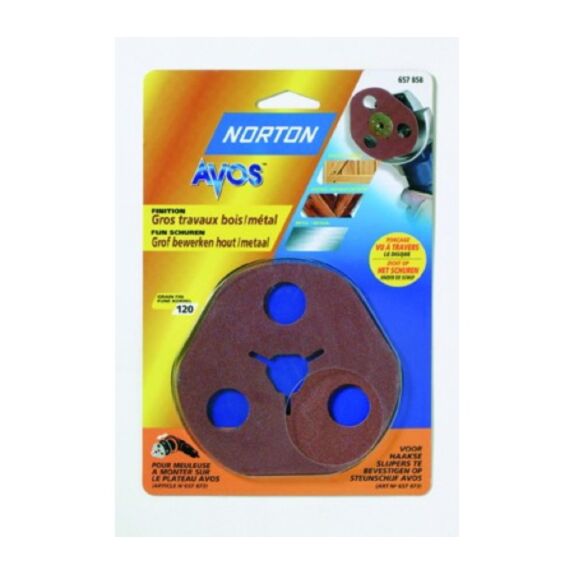 Disques Avos pour décapage meuleuse d'angle Ø115mm Gr80 - NORTON