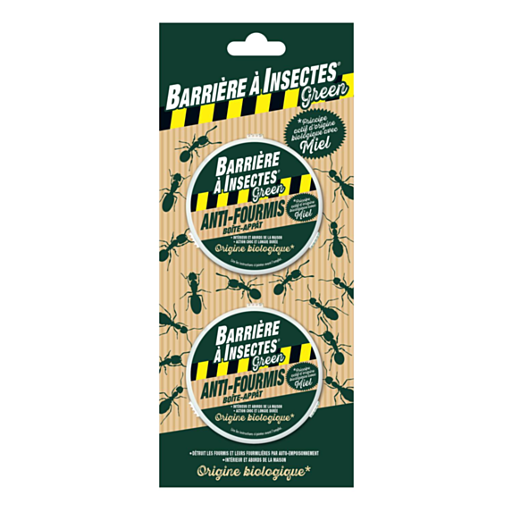 Anti-Fourmis boîte appât à base de spinosad  2 boîtes