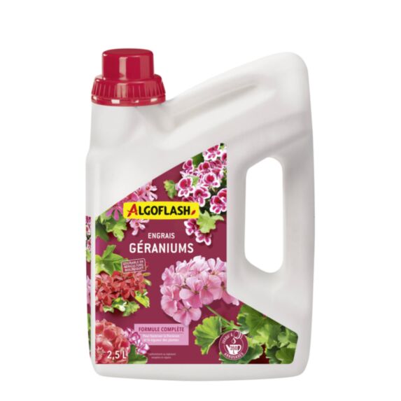 Engrais géraniums UAB 2,5L - ALGOFLASH