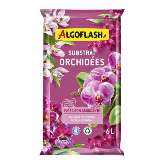 Terreau Orchidées 6L - ALGOFLASH