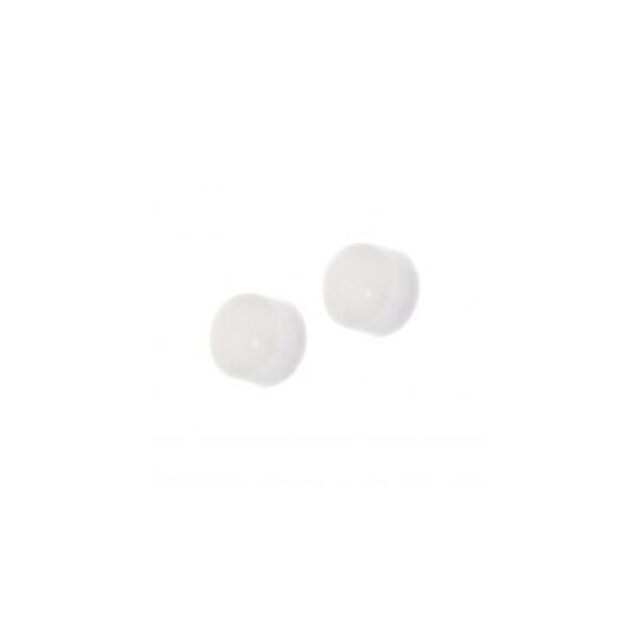 10 punaises magnétiques blanches