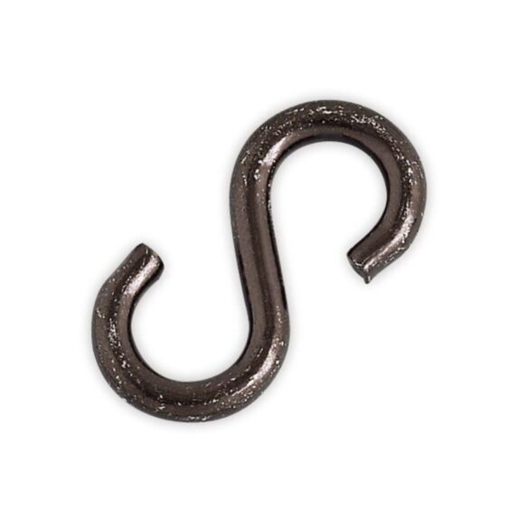 2 esses égales acier zingue noir ouverture 11mm - CHAPUIS