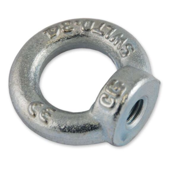 Anneau de levage femelle acier C15 D12mm gris - CHAPUIS