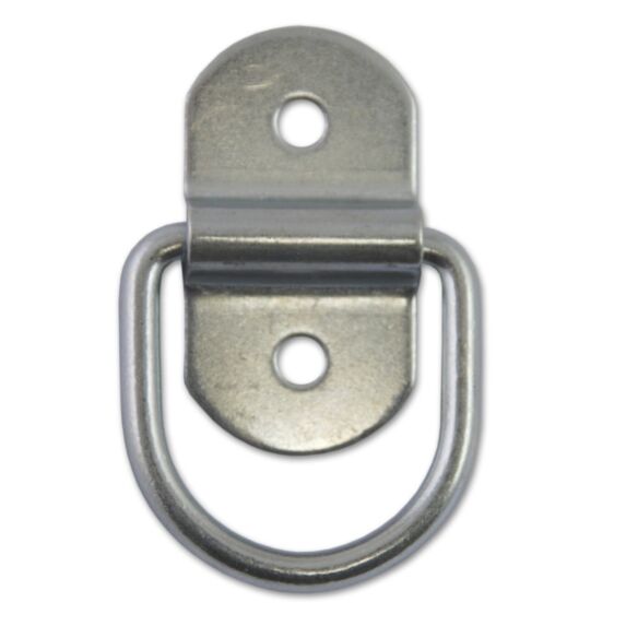 2 anneaux d'arrimage acier zingue dia.fil 5,5mm 32x58mm - CHAPUIS