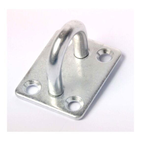 2 Platines à œil acier inoxydable Ø35x40mm + Fil Ø6mm - CHAPUIS