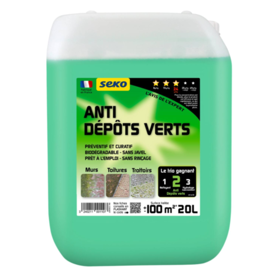 Traitement anti-dépôts verts 20L - SEKO