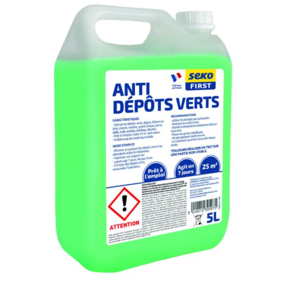 Traitement Anti-dépôt verts 5 litres - SEKO