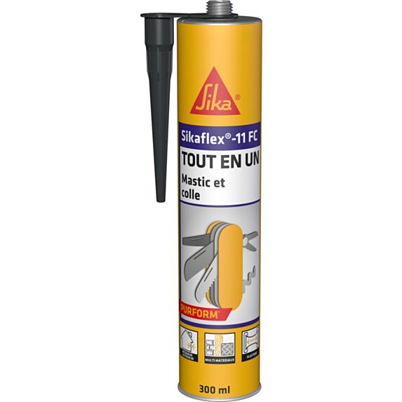 Mastic Sikaflex Purform Polyuréthane anthracite 300ml - SIKA