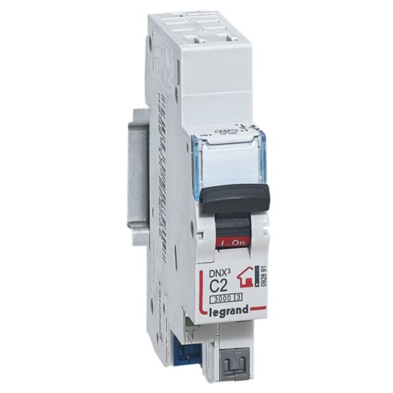 Disjoncteur DNX³ Phase + Neutre 2A - LEGRAND