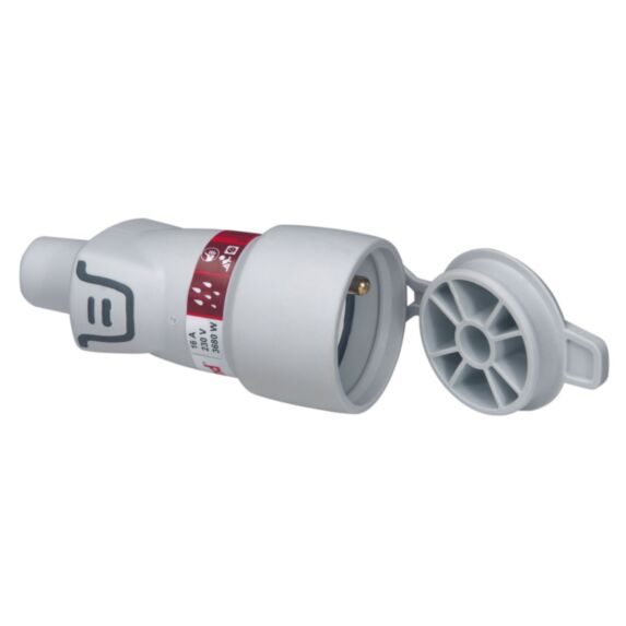 Fiche femelle Plexo 2 P+T + clapet protection IP44 - LEGRAND