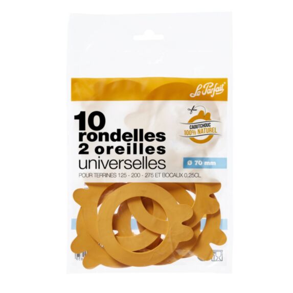 Rondelles 2 oreilles Ø70mm x10 - LE PARFAIT