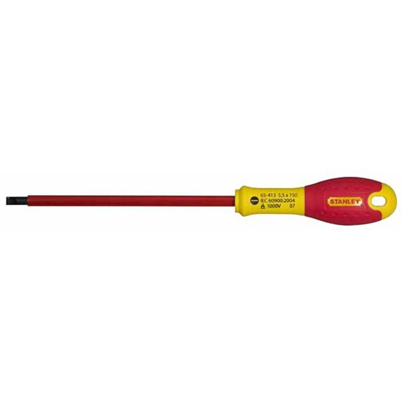 Tournevis électricien isolé 1000V 2,5X50MM - STANLEY