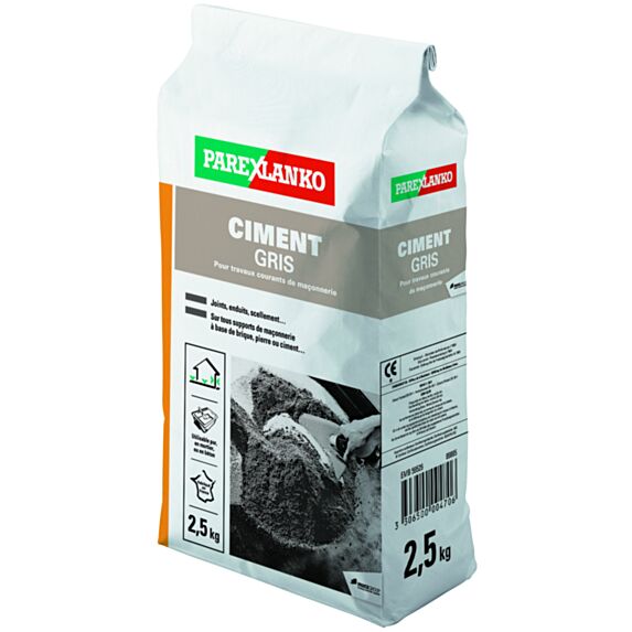 Ciment gris 2,5kg - PAREXLANKO