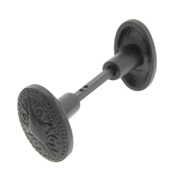 Boutons marguerite fonte noir x2 - LINEA BERTOMANI