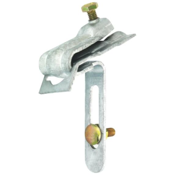 Étrier galvanisé avec plaque gouttière dév.160mm