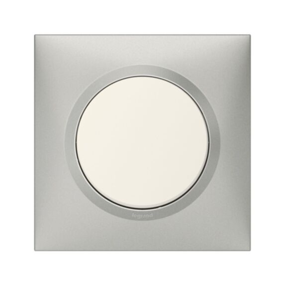 Plaque 1 poste aluminium dooxie - LEGRAND