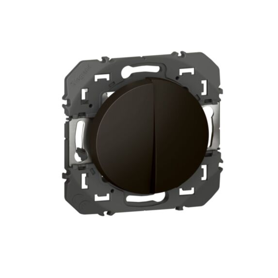 Double interrupteur dooxie noir - LEGRAND
