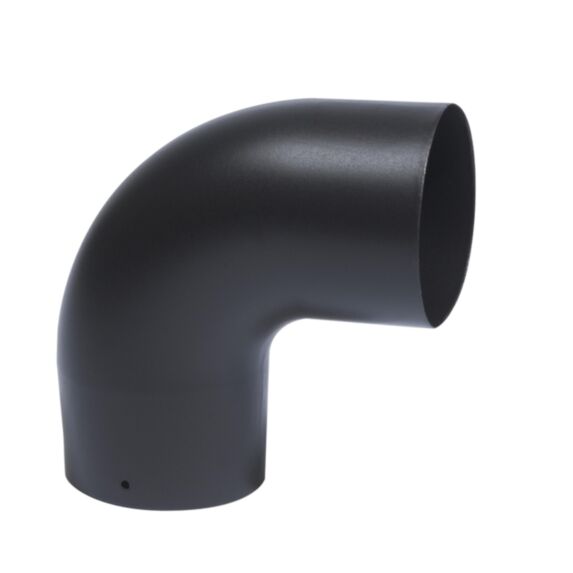 Coude 90° noir mat émaille Ø180 - TEN