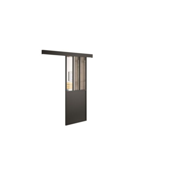 Porte coulissante en applique Atelier 83cm - OPTIRAIL