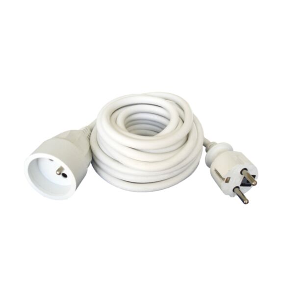 Rallonge électrique ménager 16A 5m Blanc - ZENITECH