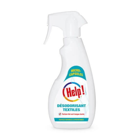 Désodorisant textiles microcapsules thé vert 500 mL - HELP!