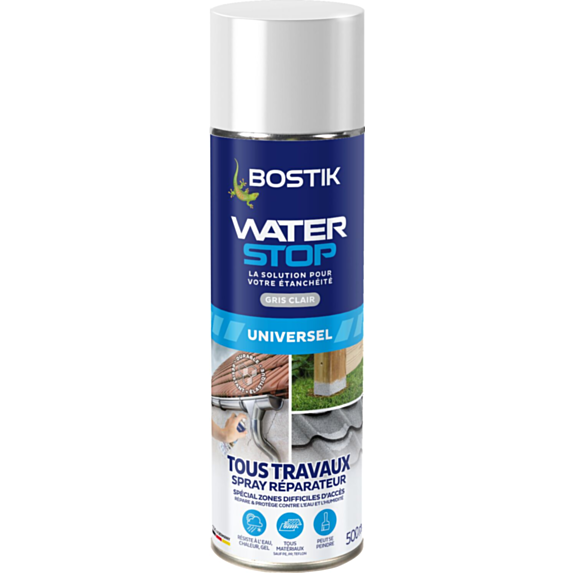Spray Waterstop gris 500ml - BOSTIK