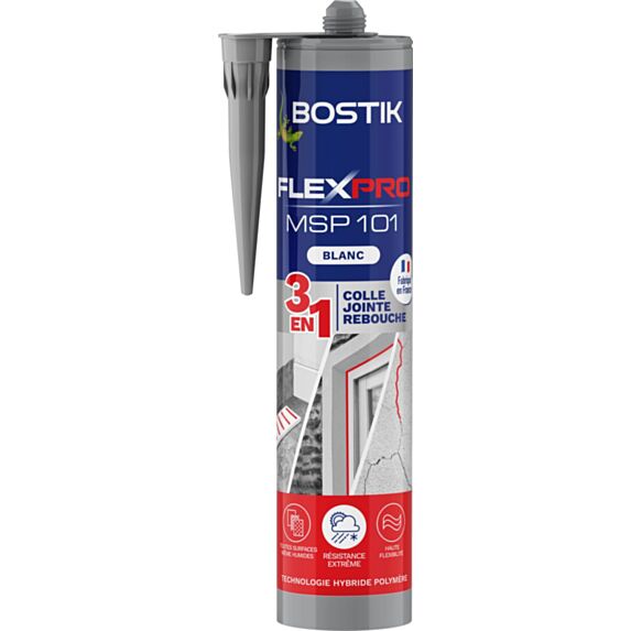 Mastic Flexpro MSP 101 Blanc - BOSTIK