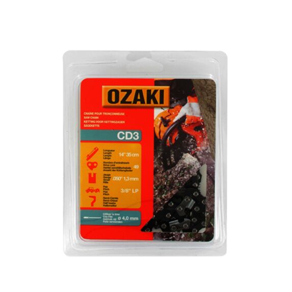 Chaîne tronçonneuse Ozaki LoPro49 3/8