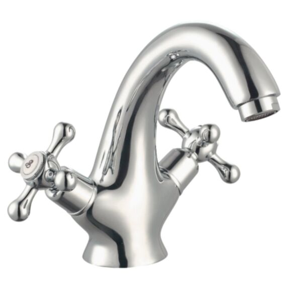 Mélangeur lavabo fixe Firenze chromé - INVENTIV