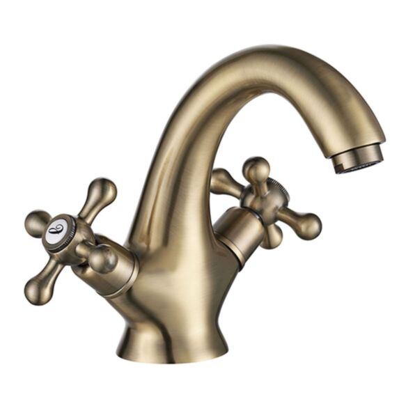 Mélangeur lavabo Fixe Fireunze vieux bronze - INVENTIV