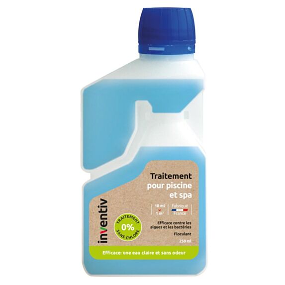 Bouteille doseuse Traitement de l'eau Piscine et Spa 250ml - INVENTIV