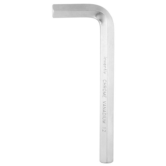 Clé allen 12mm chrome vanadium - INVENTIV
