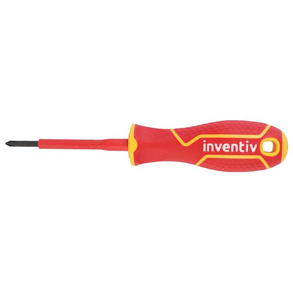 Tournevis Phillips isolé PH0x60mm chrome vanadium - INVENTIV