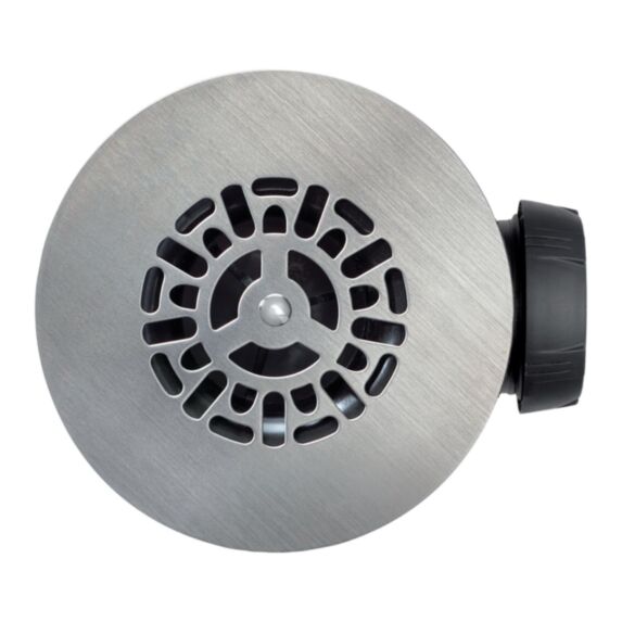 Bonde pour receveur Tourbillon Ø90mm, grille inox brossé - INVENTIV