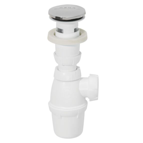 Siphon et bonde à fermeture quick-clac pour lavabo - INVENTIV