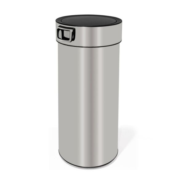 Poubelle de cuisine Push 30L Satin - INVENTIV