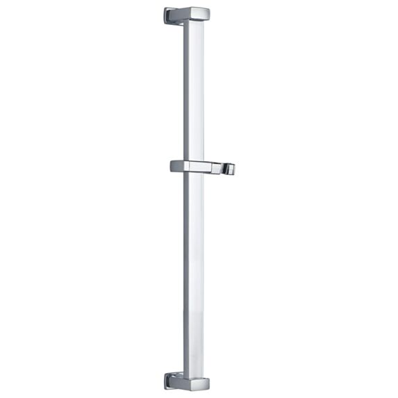 Barre de douche chromé inox Carre - INVENTIV