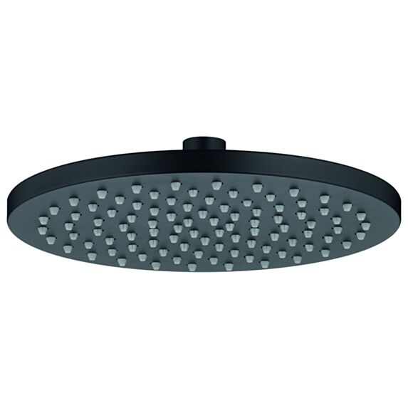 Tête de douche Rapa noir mat ABS 20cm - INVENTIV
