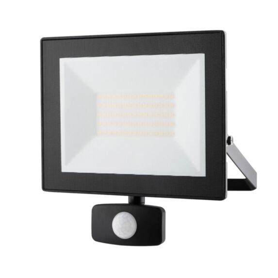 Projecteur LED extérieur à détection Héra 2 50W noir - INVENTIV