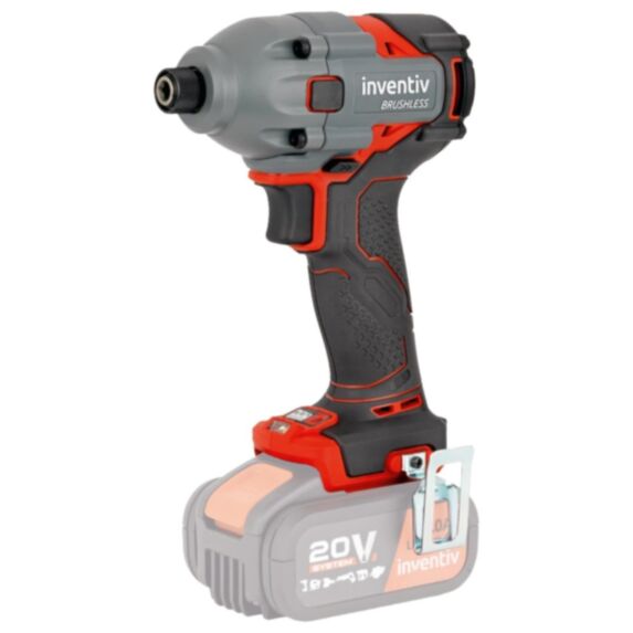 Visseuse à choc sans fil brushless 260nm 20V (sans batterie) - INVENTIV