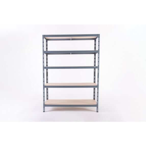 Etagère 5 plateaux bois/métal 50x150xH.179cm - INVENTIV