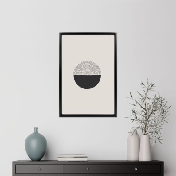 Cadre Iza bois 40x60cm noir - INVENTIV