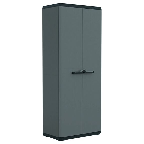 Armoire haute PIU 166x68x39cm gris - 1ER