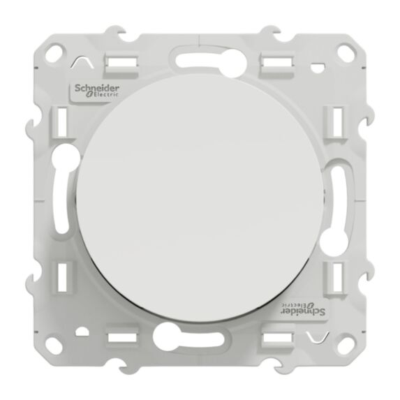 Interrupteur va-et-vient lumineux Odace blanc - SCHNEIDER ELECTRIC